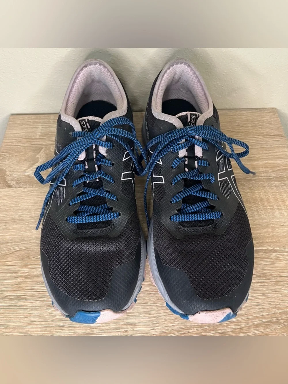 Asics Gel Excite Trail Women's Sz 9.5 Black Pink Running Shoes Sneakers 1012B051